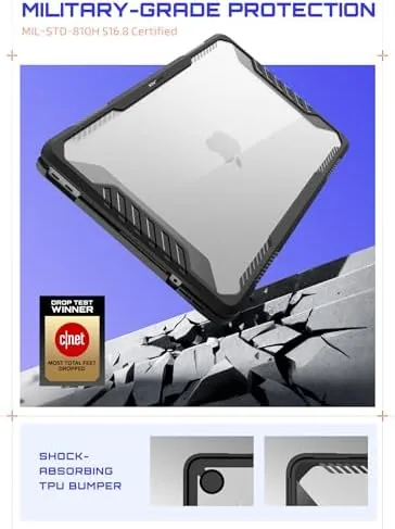 Close look at the SUPCASE for MacBook Neo Case 13 Inch 2026, Model A3404 build quality