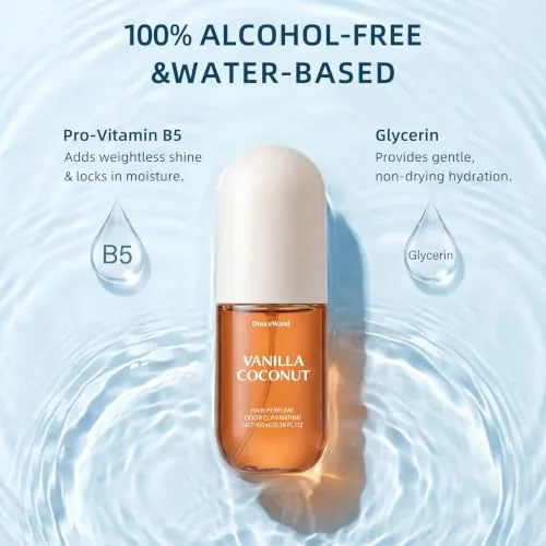 The Hair Perfume for Women ,  Vanilla Coconut Scent, Long Lasting in real use