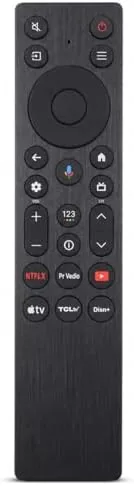 Overview of the Voice Remote for TCL Google TVs QM5K/QM6K/QM7K/Q77K | For G0401-000267