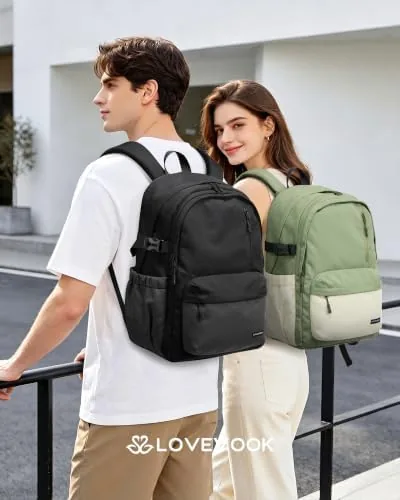 The LOVEVOOK Laptop Backpack for Men Women, College Travel Work Casual compared in context
