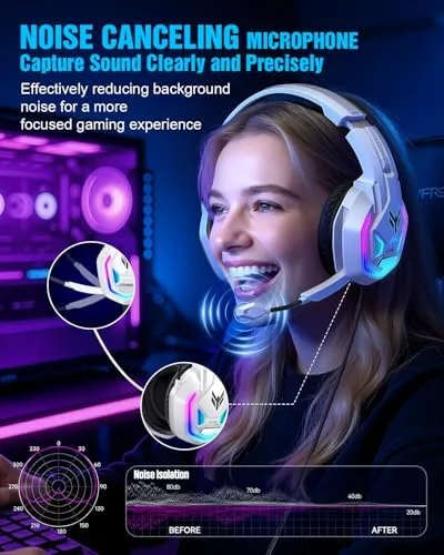 A player wearing the headset during an online match on Xbox