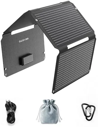 45W Portable Solar Panel Charger, 25.4% Efficiency, Dual USB-C | 25W PD and USB-A Review: Tested and Rated