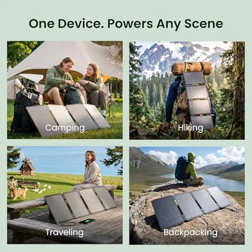 Testing the 45W Portable Solar Panel Charger, 25.4% Efficiency, Dual USB-C | over two weeks