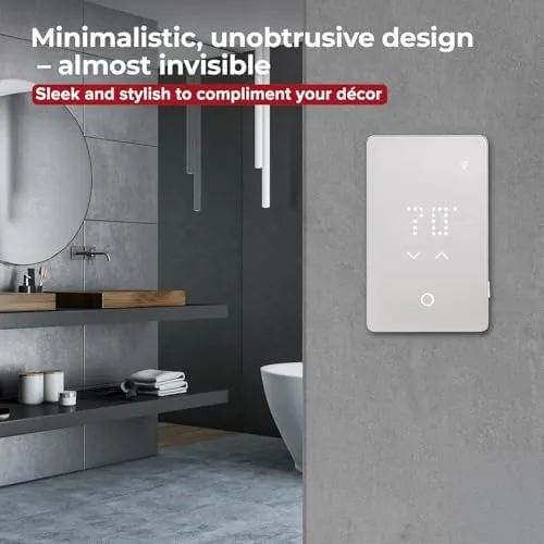 The LED Smart Heated Floor Thermostat - WiFi & Touchscreen compared in context