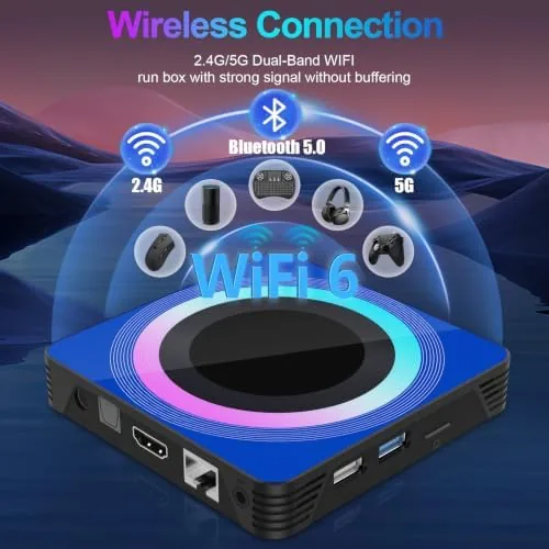 Another view of the 2026 Android 13.0 TV Box,4GB RAM 128GB ROM with RK3528