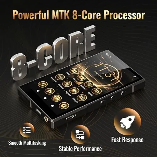 The MP3 Player with Bluetooth and WiFi, 5" HD Touchscreen | in real use