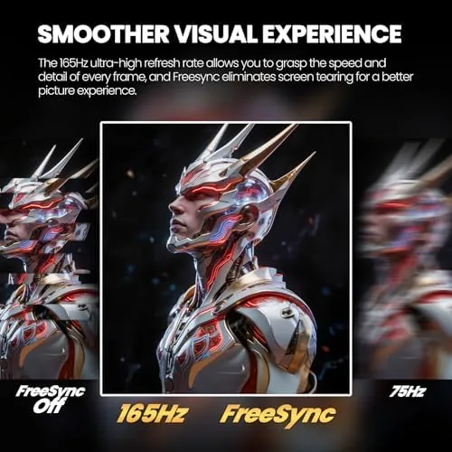 The CRUA 34" WQHD 165Hz Ultrawide Curved Gaming Monitor, 1500R, FreeSync in real use