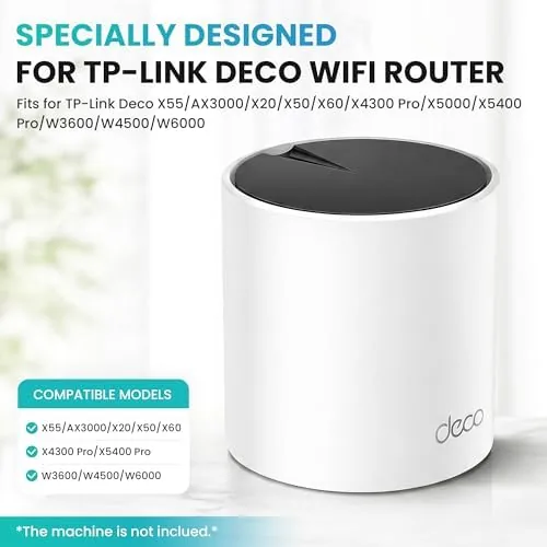 Close look at the Sootozy Wall Mount Holder for Tp-Link Deco x55 AX3000 WiFi build quality