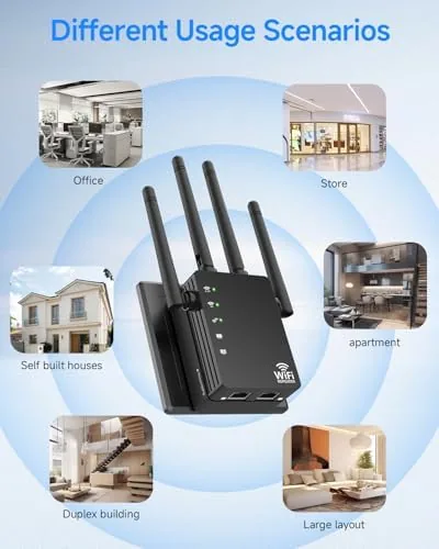 The WiFi Extender Signal Booster for Home, WiFi Extender, Long Range in real use