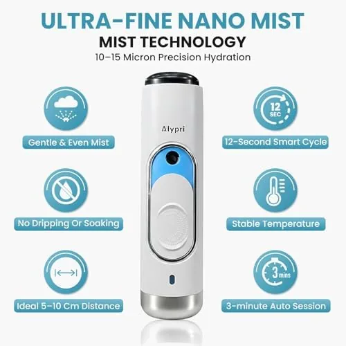 The Heated Eye Spa Mister, Dual Mode Nano Mist & 41°C in real use