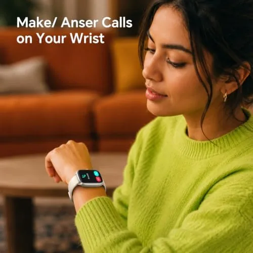 Detail shot of the Smart Watch for Women Men(3 Bands), 1.75" AMOLED, Compatible iPhone/Android features