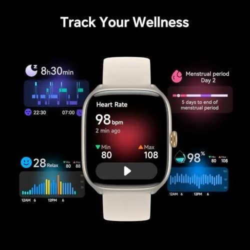 Another view of the Smart Watch for Women Men(3 Bands), 1.75" AMOLED, Compatible iPhone/Android