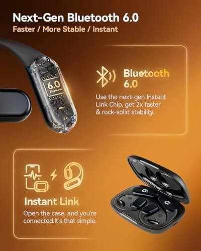 Another view of the DEMICEA Gen 2 Open Ear Headphones - True Bone Conduction