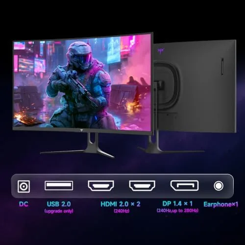 Testing the KTC 32 Inch 280Hz 240Hz Curved Gaming Monitor, FHD PC over two weeks