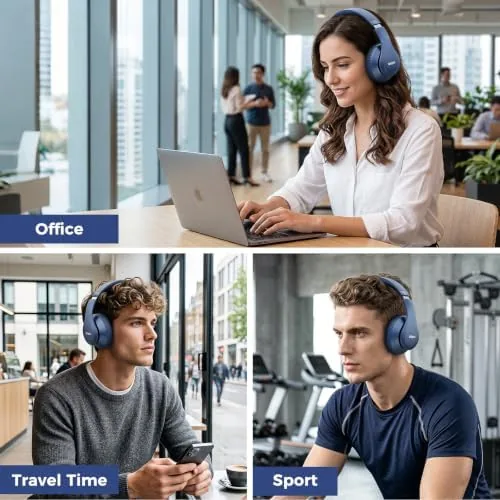 Testing the Uliptz Bluetooth Headphones Over Ear, Wireless HiFi Stereo Foldable Headset over two weeks