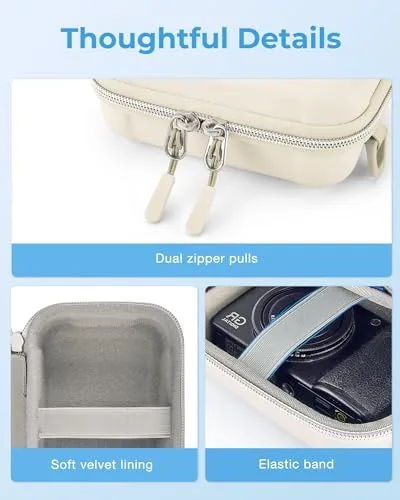 Another view of the BAGSMART Digital Camera Case, Small Camera Bag with 2 Carrying