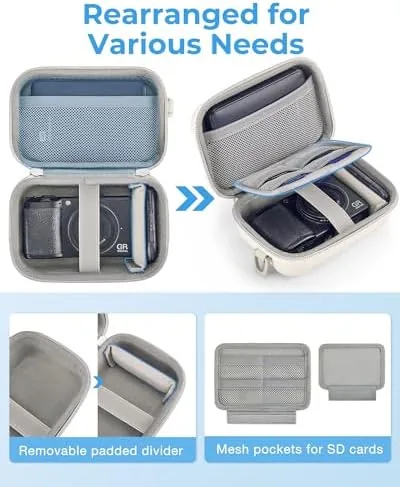 The BAGSMART Digital Camera Case, Small Camera Bag with 2 Carrying compared in context