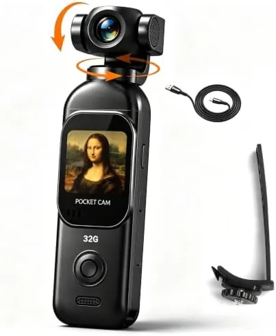 JETO 1080P Vlogging Camera with Rotating Lens, WiFi App Control | Pocket POV Camera Review: Tested and Rated