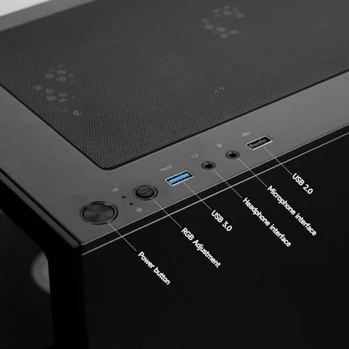 The processor and RAM layout visible through the side window during a benchmark run