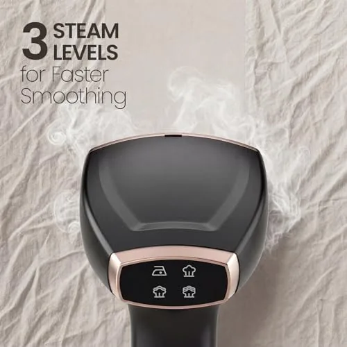 The Steamer for Clothes, 4 Modes with LCD Display, 370ml Large in real use