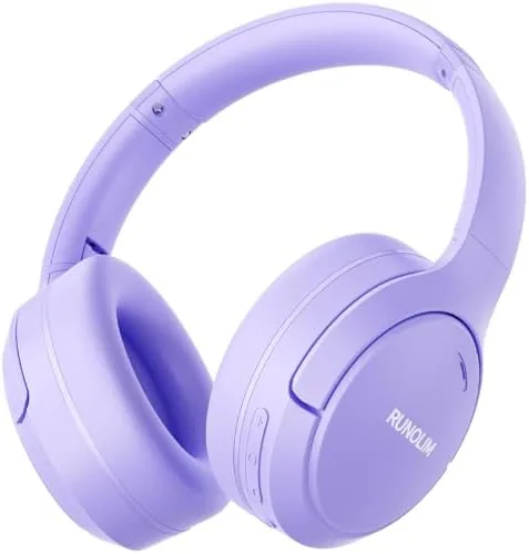 Overview of the RUNOLIM Active Noise Cancelling Headphones, Wireless Bluetooth Over Ear |