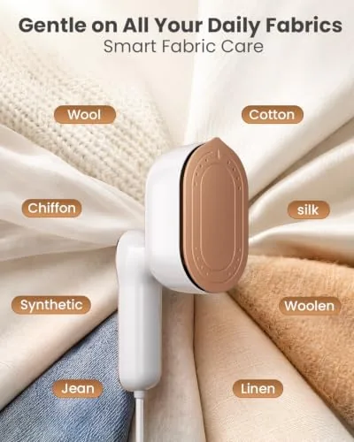 Testing the Steamer for Clothes, Handheld Portable Iron Steamer, 2-in-1 Dry & over two weeks