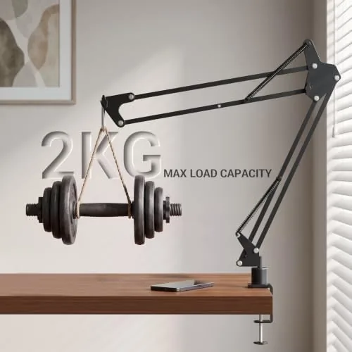 The Mic Boom Arm, 1/4 3/8 5/8" Low Profile Microphone Stand compared in context