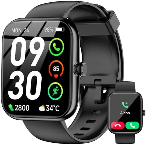 Smart Watch With Alexa Review: 1.83-Inch Fitness Tracker With Calls