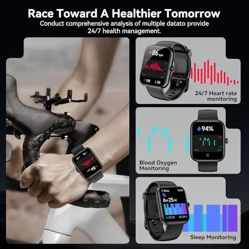 The watch on a wrist during a morning run showing workout data