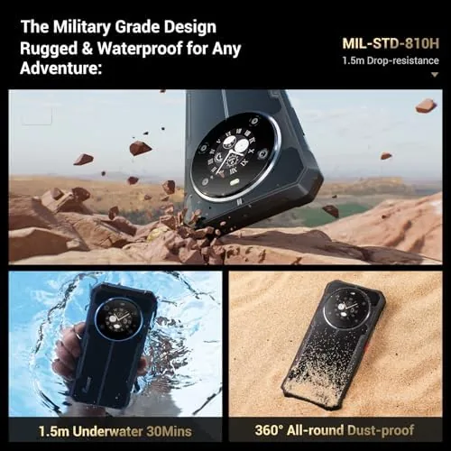 The FOSSIBOT Rugged Smartphone Unlocked(2026), 24GB+256GB/2TB Android 15 Rugged Phone, 10600mAh compared in context