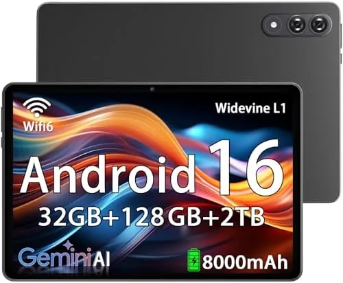 Overview of the Android 16 Tablet with Gemini AI, 11 Inch Tablets with