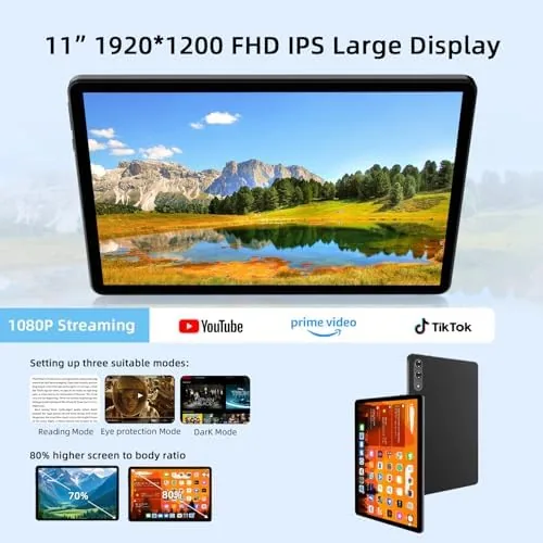 Another view of the Android 16 Tablet with Gemini AI, 11 Inch Tablets with