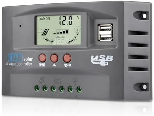 60A MPPT Solar Panel Charging Controller, 12V/24V Auto Solar Battery Charger Controller with LCD Review: Tested and Rated