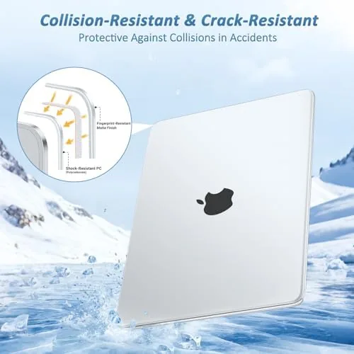 Close look at the MOSISO Compatible with MacBook Neo Case 13 inch 2026 Release build quality