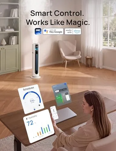 The DREO 11L Smart Humidifier 747S Large Room 700 ft², 100H in real use