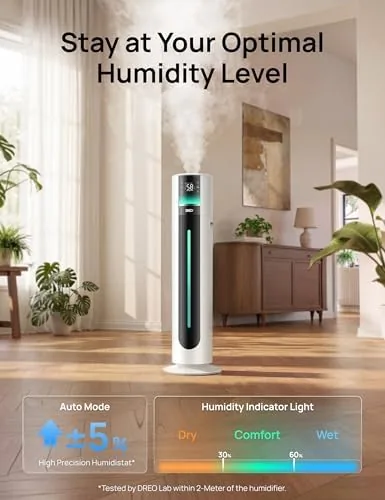 Another view of the DREO 11L Smart Humidifier 747S Large Room 700 ft², 100H