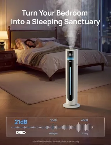 The DREO 11L Smart Humidifier 747S Large Room 700 ft², 100H compared in context