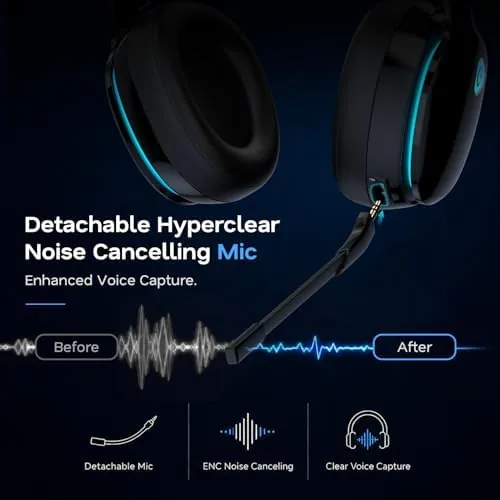 The headset charging on a desk with the cable connected