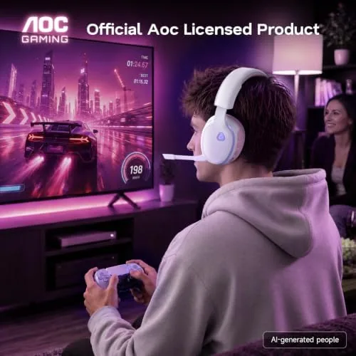Testing the AOC 2.4GHz Wireless Gaming Headset for PS5, PS4, PC, Switch over two weeks