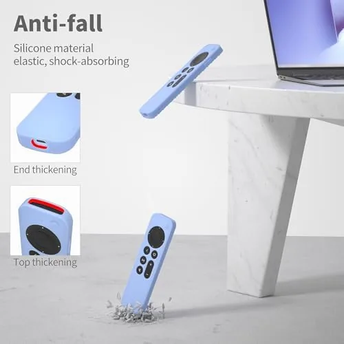 The Hi Color Silicone Cover Compatible with Apple TV Siri Remote in real use