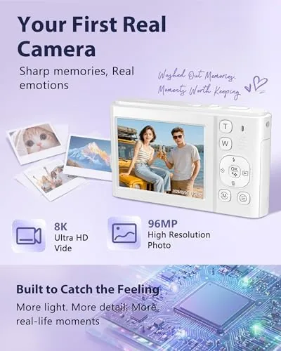 The camera menu screen showing the 96MP photo mode selected