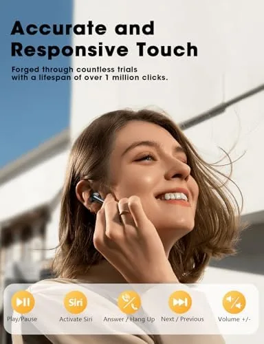 Testing the Wireless Earbuds Deep Bass Sound Ear Buds, Bluetooth 5.3 Headphones over two weeks