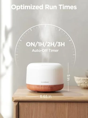 The InnoGear 500ml Aromatherapy Diffuser for Home 6 Essential Oils Gift compared in context