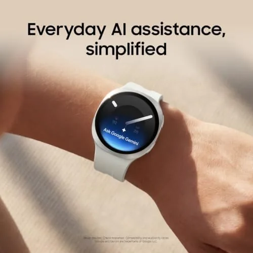 The Samsung Galaxy Watch9, Silver, 44mm Bluetooth Smartwatch | AI Assistant in real use