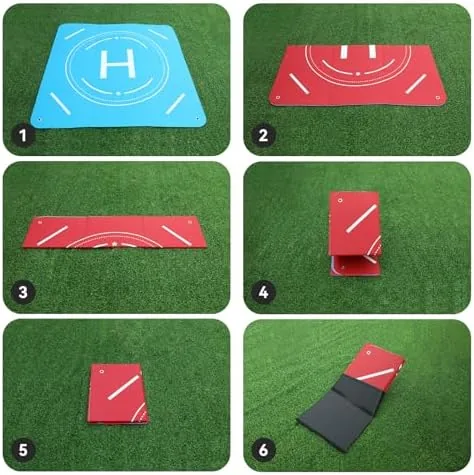 The FPVtosky Drone Landing Pad (51 in), Fast-fold Double Sided Waterproof compared in context