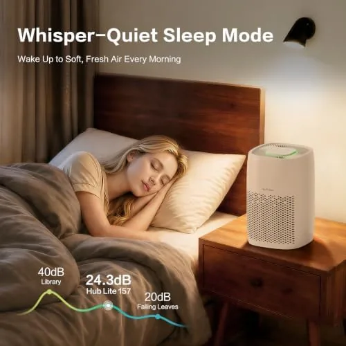 Another view of the Air Purifiers for Home Bedroom Desktop Quiet Small Air Cleaner