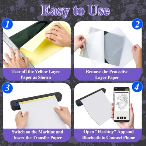 Testing the Portable Tattoo Stencil Printer, Bluetooth Thermal Transfer Printer | for over two weeks