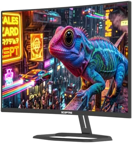 Close look at the New! Sceptre Curved 32 inch Prime Gaming Monitor 1080p 1500R build quality