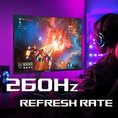 Another view of the New! Sceptre Curved 32 inch Prime Gaming Monitor 1080p 1500R