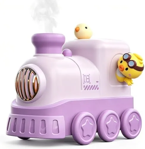 JOSTART Cute Train Humidifier, 300ml Portable USB Desktop, (Soft Purple) | Ultrasonic cool mist Review: Tested and Rated